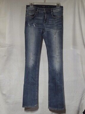 Dark Blue Slim Women's Stretch Bootcut Jeans